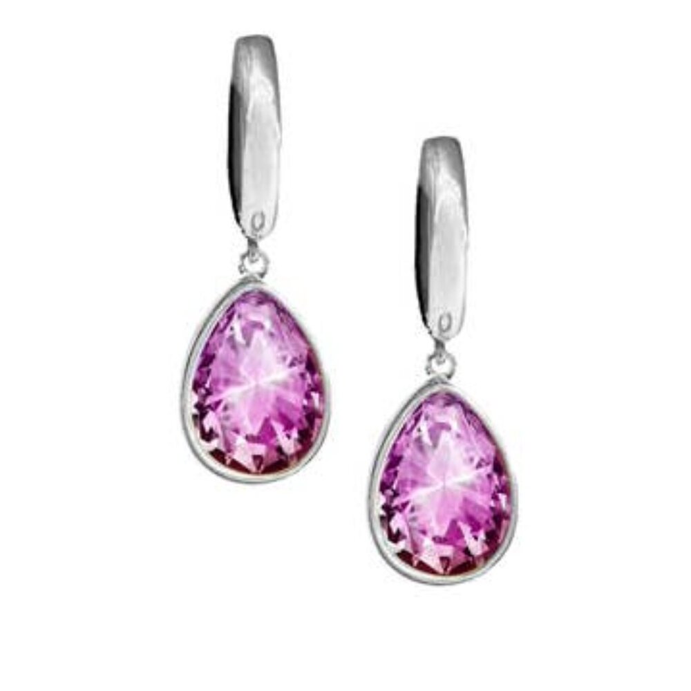 Aurora- Teardrop Crystal Earrings